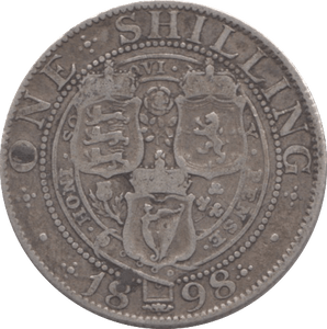 1898 SHILLING ( FINE ) - Shilling - Cambridgeshire Coins