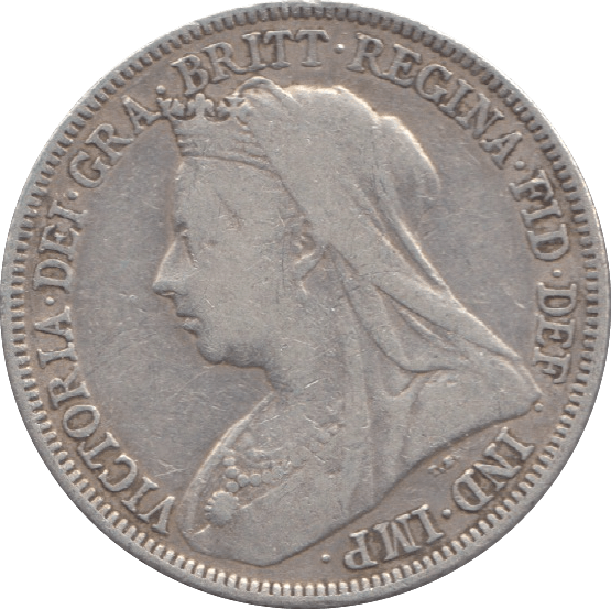 1898 SHILLING ( GF ) 12 - Shilling - Cambridgeshire Coins