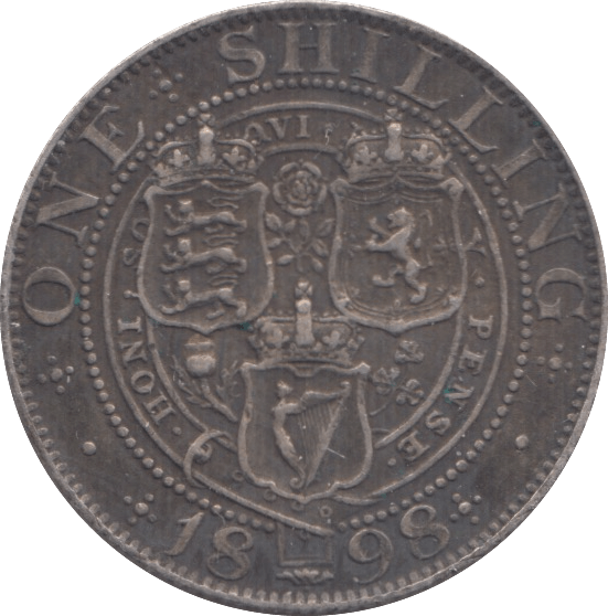 1898 SHILLING ( GVF ) - Shilling - Cambridgeshire Coins