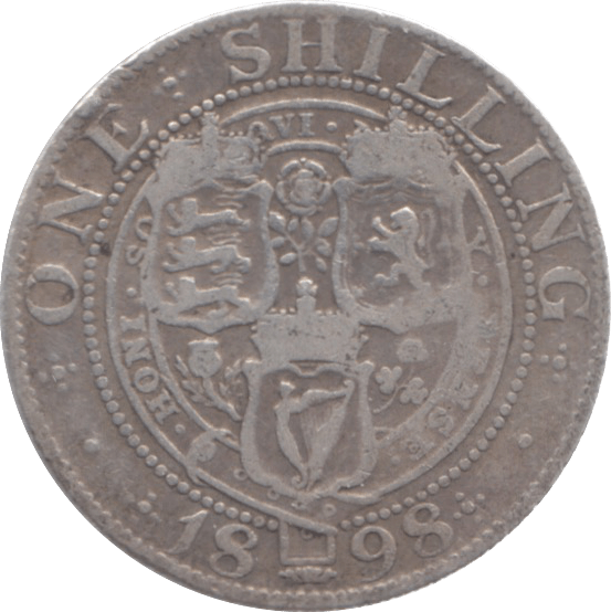 1898 SHILLING ( NF ) 13 - Shilling - Cambridgeshire Coins