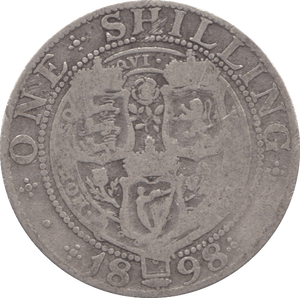 1898 SHILLING ( NF ) - Shilling - Cambridgeshire Coins
