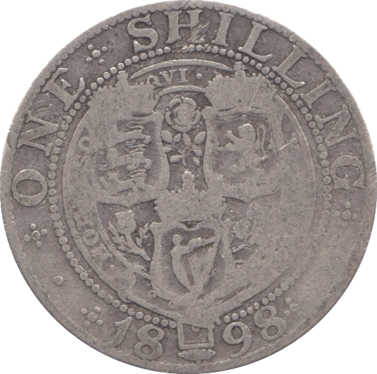 1898 SHILLING ( NF ) - Shilling - Cambridgeshire Coins