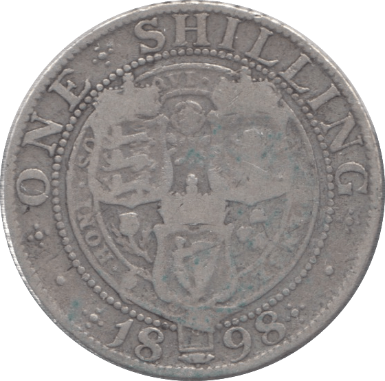 1898 SHILLING ( NF ) - Shilling - Cambridgeshire Coins