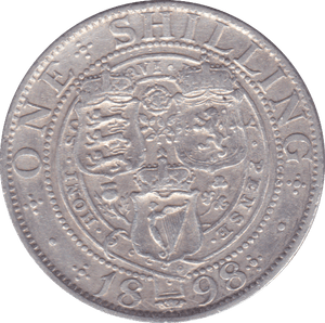 1898 SHILLING ( VF ) B - Shilling - Cambridgeshire Coins