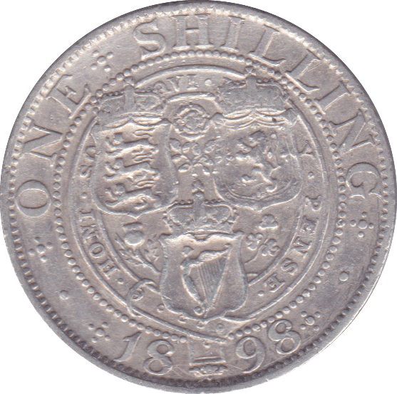 1898 SHILLING ( VF ) B - Shilling - Cambridgeshire Coins