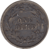 1898 SILVER DIME USA - SILVER WORLD COINS - Cambridgeshire Coins
