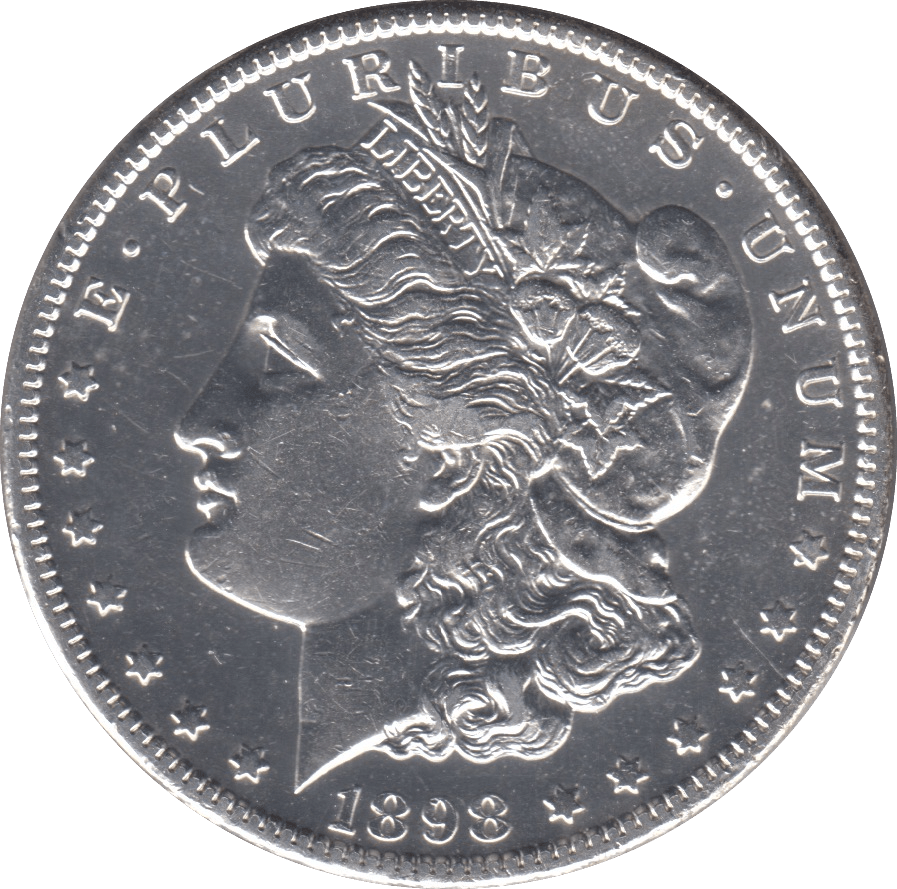 1898 SILVER MORGAN DOLLAR SAN FRANCISCO MINT - SILVER WORLD COINS - Cambridgeshire Coins
