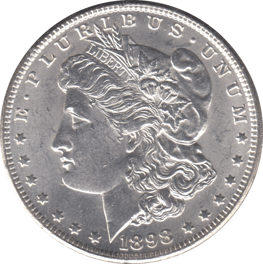 1898 SILVER MORGAN DOLLAR USA NEW ORLEANS MINT - SILVER WORLD COINS - Cambridgeshire Coins