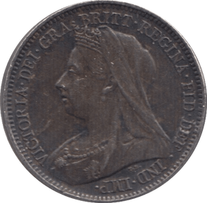 1898 SIXPENCE (EF) - Sixpence - Cambridgeshire Coins