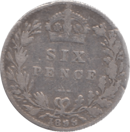 1898 SIXPENCE ( FINE ) 9 - Sixpence - Cambridgeshire Coins