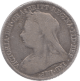 1898 SIXPENCE ( FINE ) 9 - Sixpence - Cambridgeshire Coins