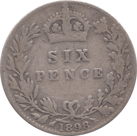1898 SIXPENCE ( FINE ) - Sixpence - Cambridgeshire Coins