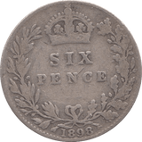 1898 SIXPENCE ( FINE ) - Sixpence - Cambridgeshire Coins