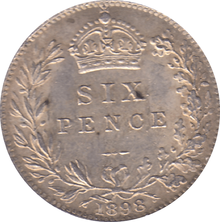 1898 SIXPENCE ( UNC ) - Sixpence - Cambridgeshire Coins