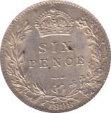 1898 SIXPENCE ( UNC ) - Sixpence - Cambridgeshire Coins