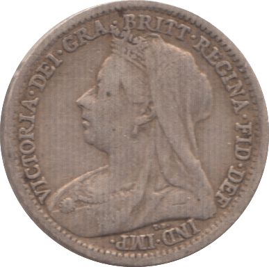 1898 THREEPENCE ( FINE ) 4 - Threepence - Cambridgeshire Coins