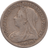 1898 THREEPENCE ( FINE ) 4 - Threepence - Cambridgeshire Coins