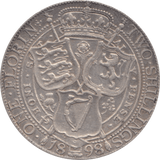 1898 TWO SHILLINGS ( GVF ) S - Shilling - Cambridgeshire Coins