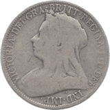 1898 TWO SHILLINGS ( NF ) 11 - Florin - Cambridgeshire Coins