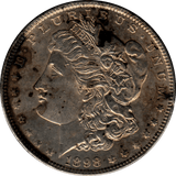 1898 USA SILVER MORGAN DOLLAR PHILADELPHIA MINT - SILVER WORLD COINS - Cambridgeshire Coins