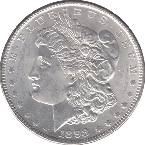 1898 USA SILVER MORGAN DOLLAR PHILADELPHIA MINT - SILVER WORLD COINS - Cambridgeshire Coins