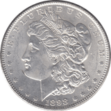 1898 USA SILVER MORGAN DOLLAR PHILADELPHIA MINT - SILVER WORLD COINS - Cambridgeshire Coins