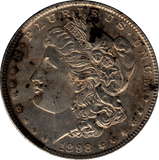 1898 USA SILVER MORGAN DOLLAR PHILADELPHIA MINT - SILVER WORLD COINS - Cambridgeshire Coins