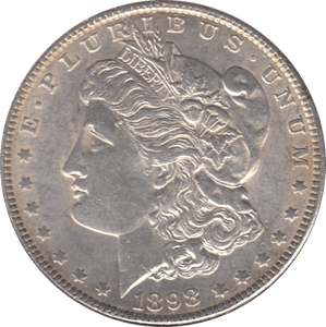 1898 USA SILVER MORGAN DOLLAR - SILVER WORLD COINS - Cambridgeshire Coins