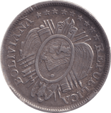 1899 50 CENTS BOLIVIA - WORLD COINS - Cambridgeshire Coins