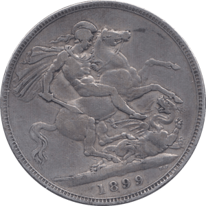 1899 CROWN ( FINE ) LVIII 3 - Crown - Cambridgeshire Coins