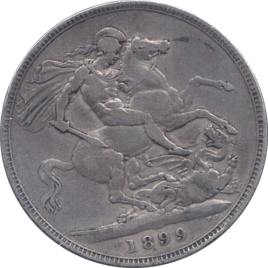 1899 CROWN ( FINE ) LVIII 3 - Crown - Cambridgeshire Coins