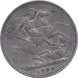 1899 CROWN ( FINE ) LVIII 3 - Crown - Cambridgeshire Coins