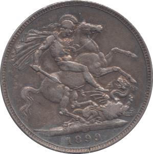 1899 CROWN LXII ( GVF ) 14 - Crown - Cambridgeshire Coins