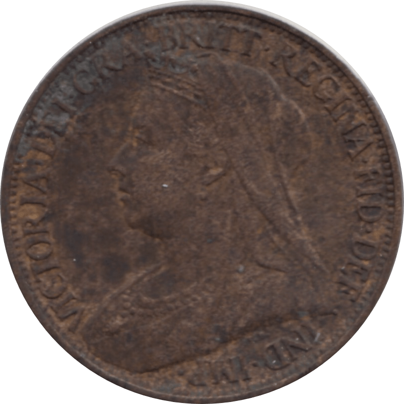 1899 FARTHING 2 ( EF ) 56 - Farthing - Cambridgeshire Coins
