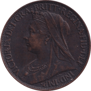 1899 FARTHING ( EF ) - Farthing - Cambridgeshire Coins
