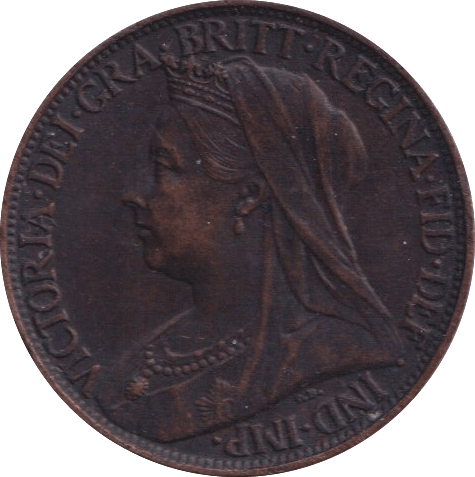 1899 FARTHING ( EF ) - Farthing - Cambridgeshire Coins