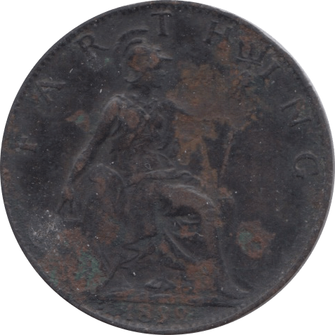 1899 FARTHING ( FAIR ) - Farthing - Cambridgeshire Coins