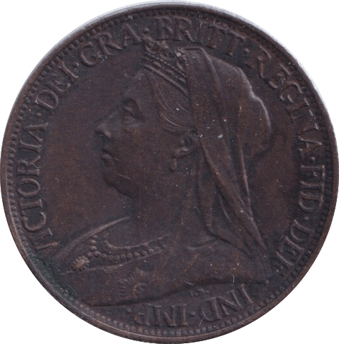 1899 FARTHING ( UNC ) - Farthing - Cambridgeshire Coins