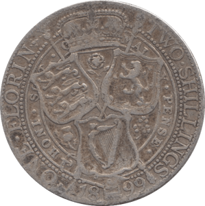 1899 FLORIN ( FINE ) 2 - Florin - Cambridgeshire Coins