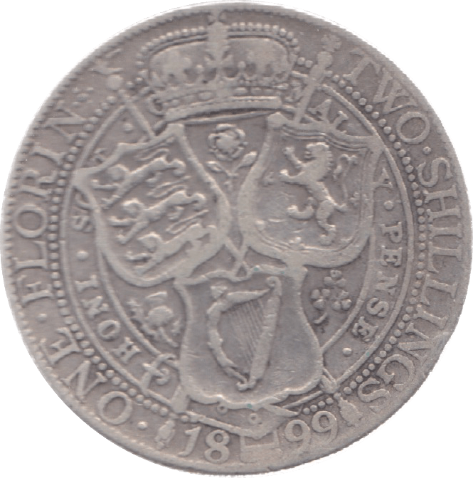 1899 FLORIN ( FINE ) 6 - Florin - Cambridgeshire Coins