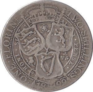 1899 FLORIN ( FINE ) - FLORIN - Cambridgeshire Coins
