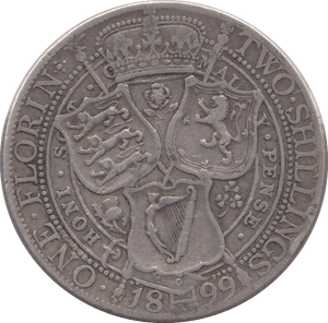 1899 FLORIN ( GF ) 3 - Florin - Cambridgeshire Coins