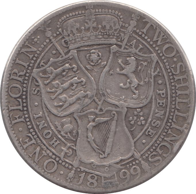 1899 FLORIN ( GF ) 3 - Florin - Cambridgeshire Coins