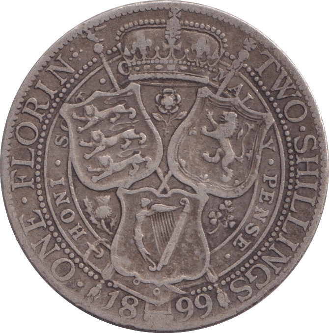 1899 FLORIN ( GF ) - FLORIN - Cambridgeshire Coins