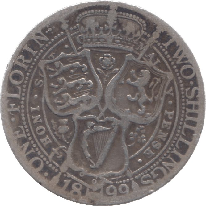 1899 FLORIN ( NF ) 13 - Florin - Cambridgeshire Coins