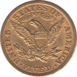 1899 GOLD FIVE DOLLAR USA - Gold World Coins - Cambridgeshire Coins