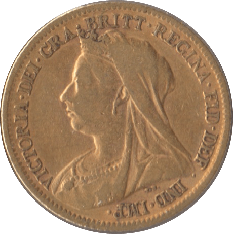 1899 GOLD HALF SOVEREIGN ( GVF ) - Half Sovereign - Cambridgeshire Coins