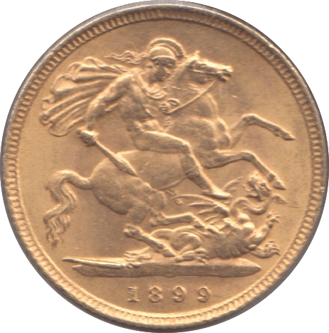 1899 GOLD HALF SOVEREIGN - Half Sovereign - Cambridgeshire Coins