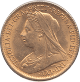 1899 GOLD HALF SOVEREIGN - Half Sovereign - Cambridgeshire Coins