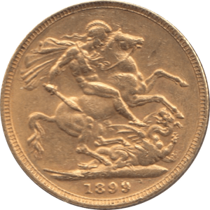 1899 GOLD SOVEREIGN ( EF ) - Sovereign - Cambridgeshire Coins